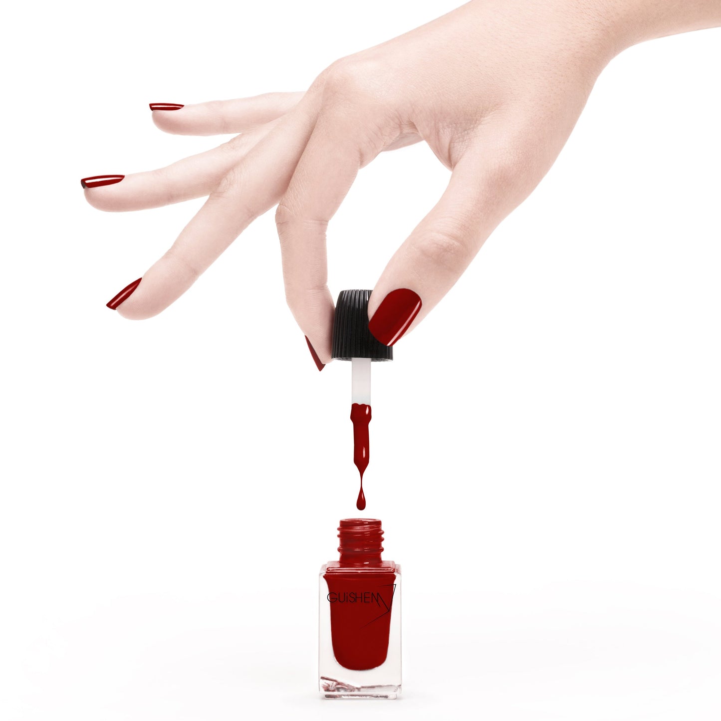 Premium Nail Lacquer, FLAME - 001, TRUE RED CRÈME NAIL POLISH