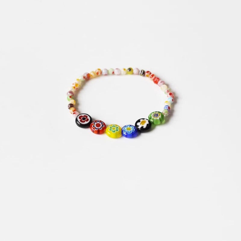 Women's Rainbow Beaded Bracelet