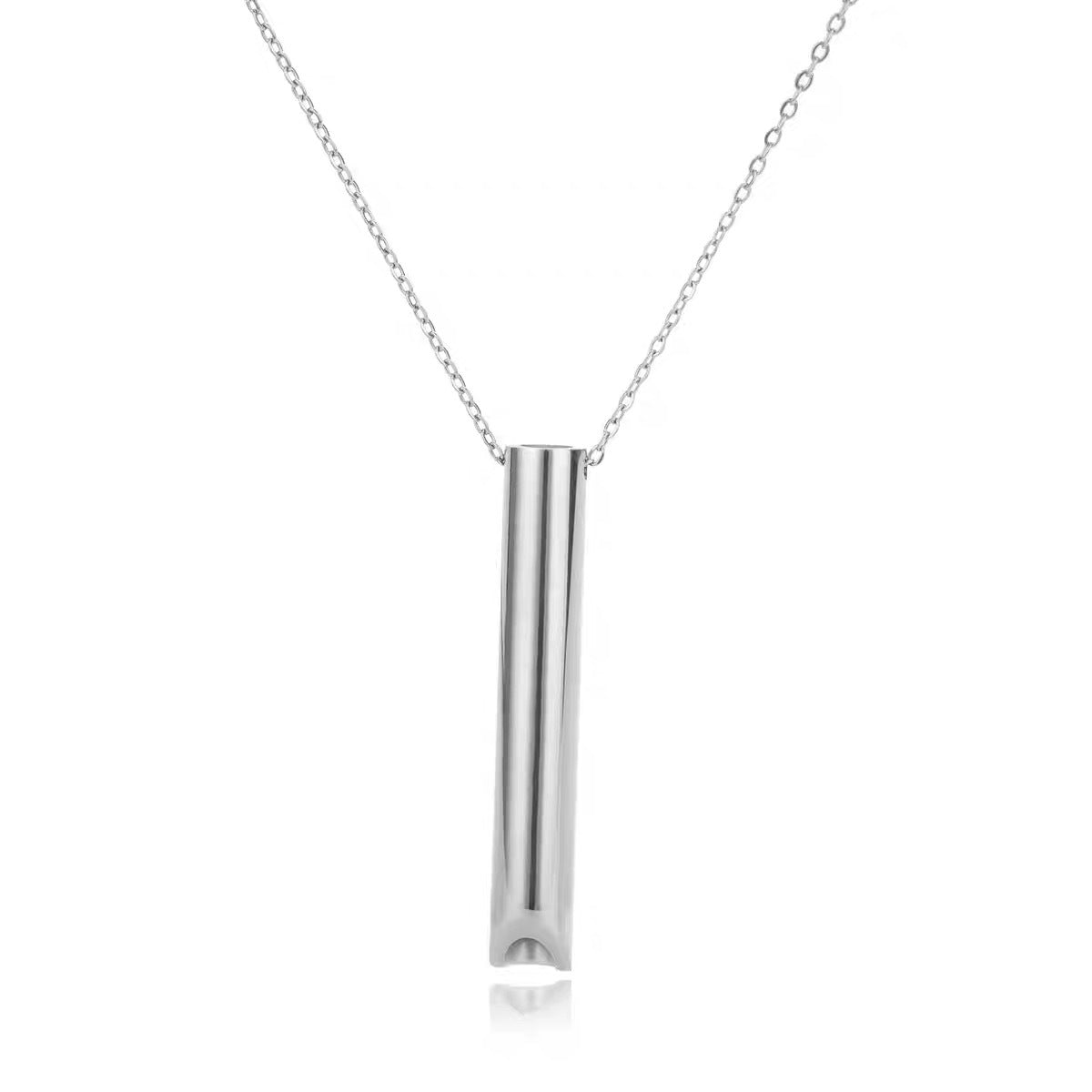 Whistle Necklace Titanium Steel Ornament