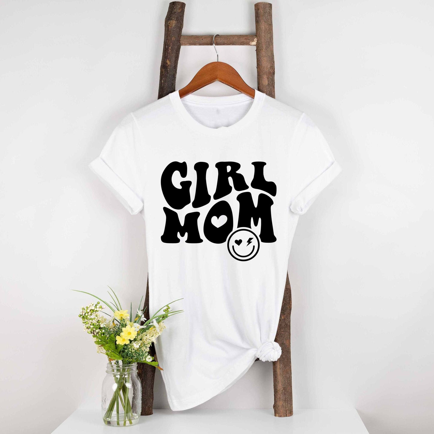 Girl Mom Mother's Day Graphic Tee