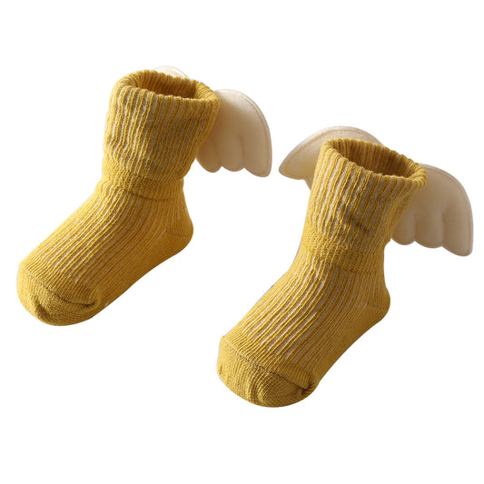 Cute And Simple Baby Angel Wings Socks