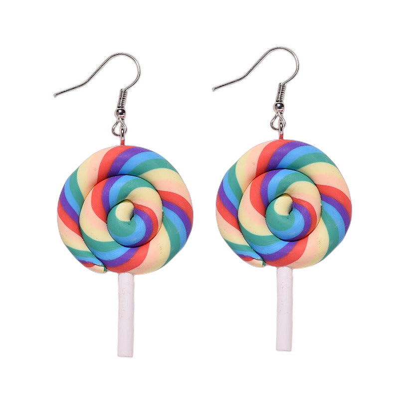 Colorful Lollipop Earring