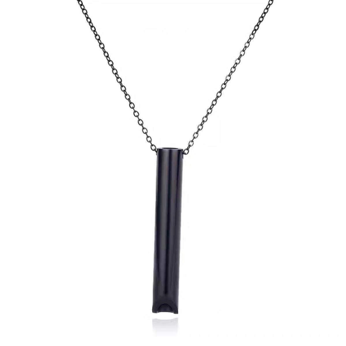 Whistle Necklace Titanium Steel Ornament