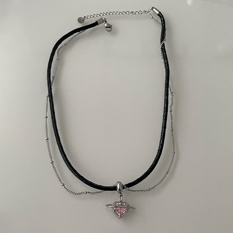 Heart- Double-layer Necklace