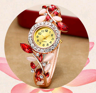 Fashion female student bracelet watch ladies watch fashion watch quartz bracelet female table diamond jewelry watch