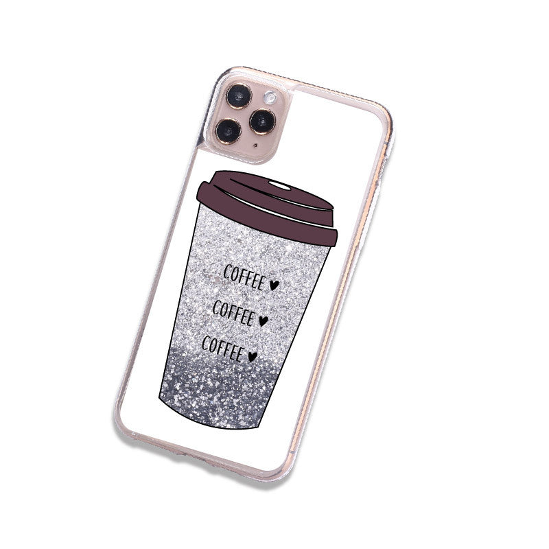 Quicksand beverage phone case