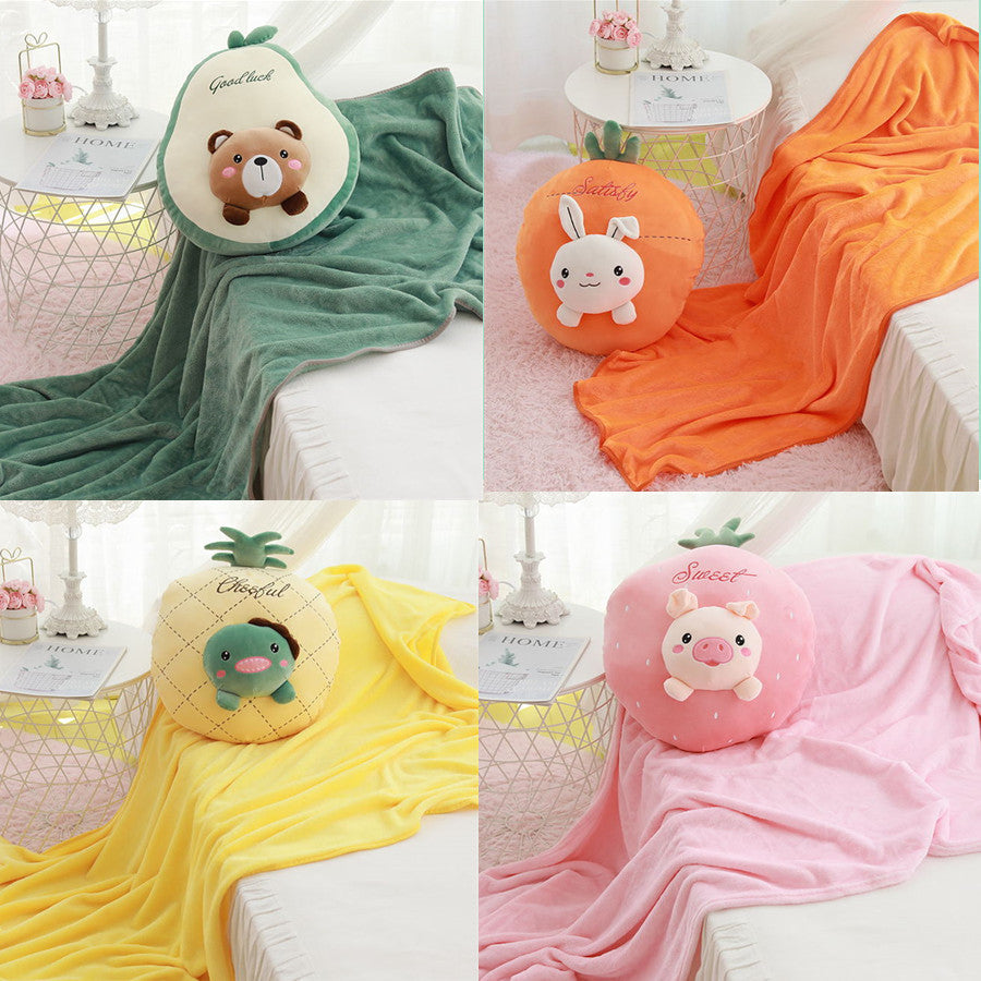 Multifunctional cartoon fruit pillow