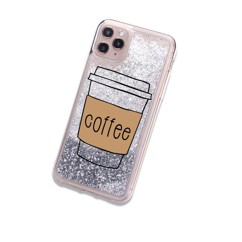 Quicksand beverage phone case