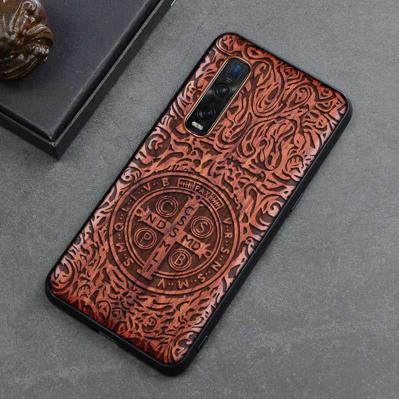 Phone case solid wood