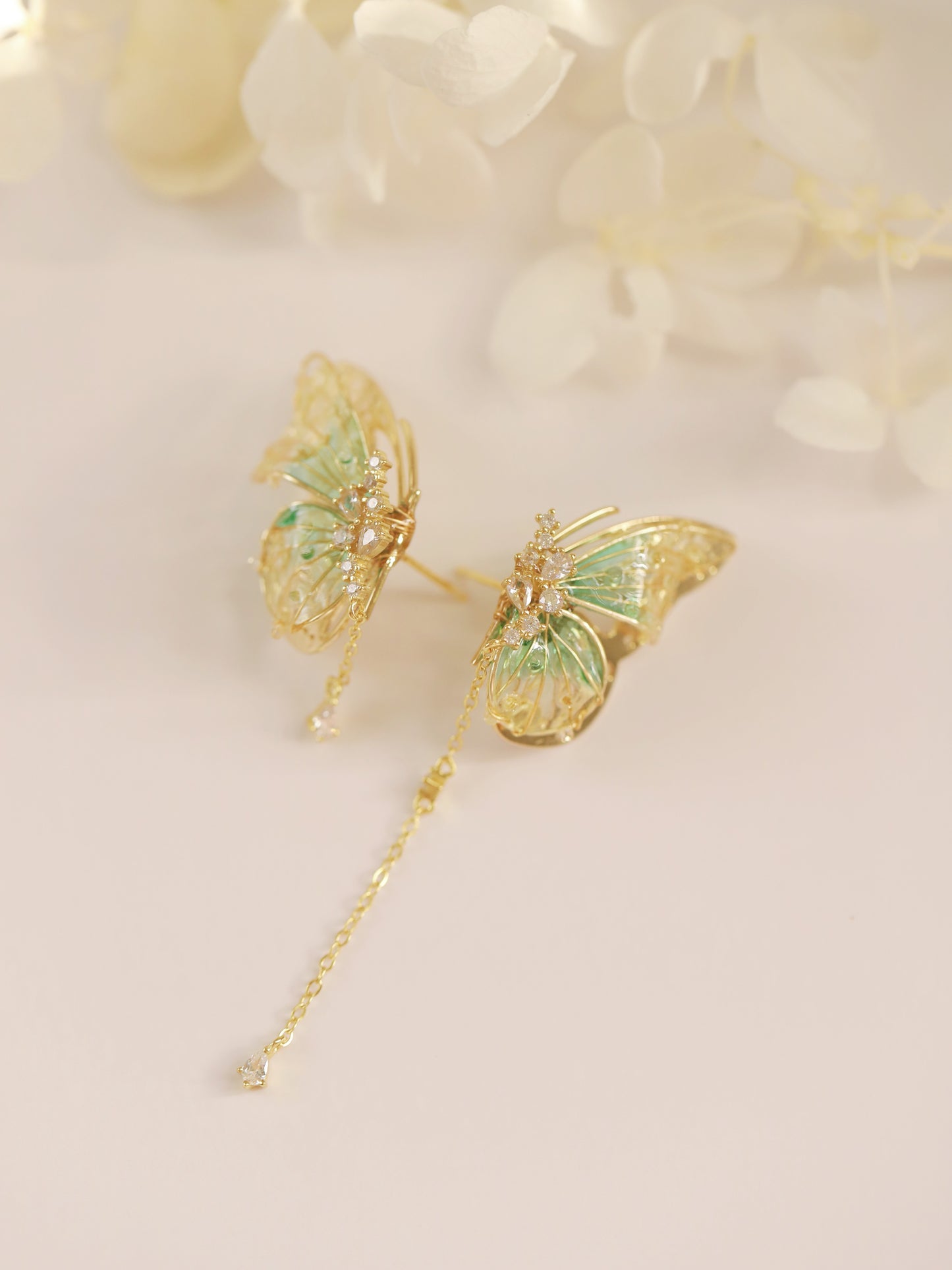 Sterling Silver Butterfly Earring