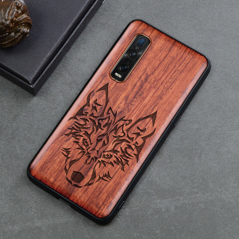 Phone case solid wood