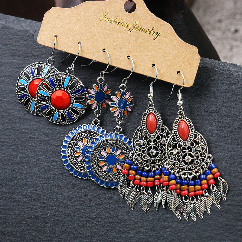 Earrings Female Creative Drop-shaped Alloy