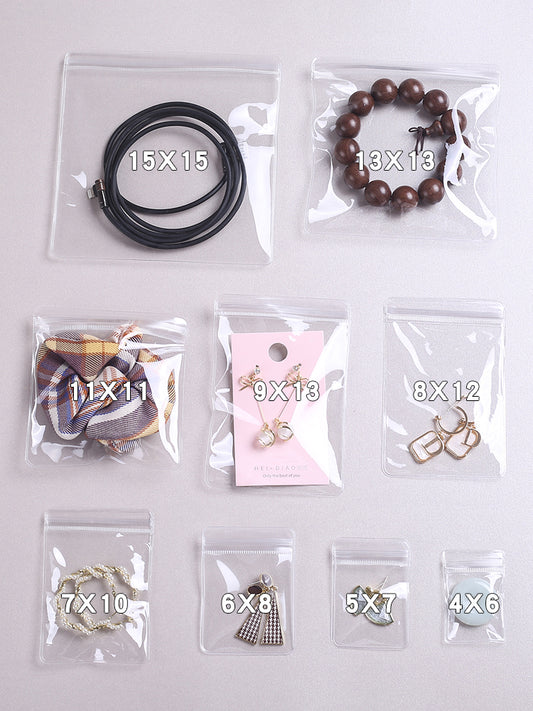 Transparent Pvc Jewelry Earring Storage Bag