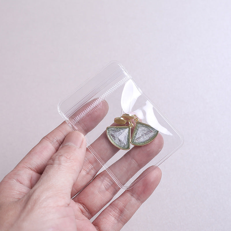 Transparent Pvc Jewelry Earring Storage Bag