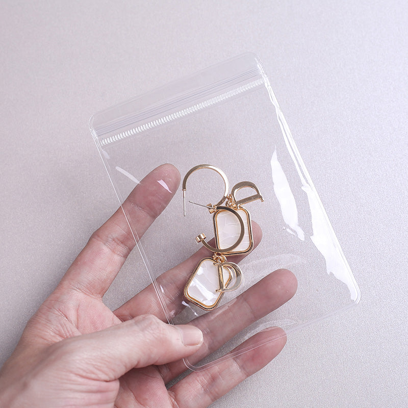 Transparent Pvc Jewelry Earring Storage Bag