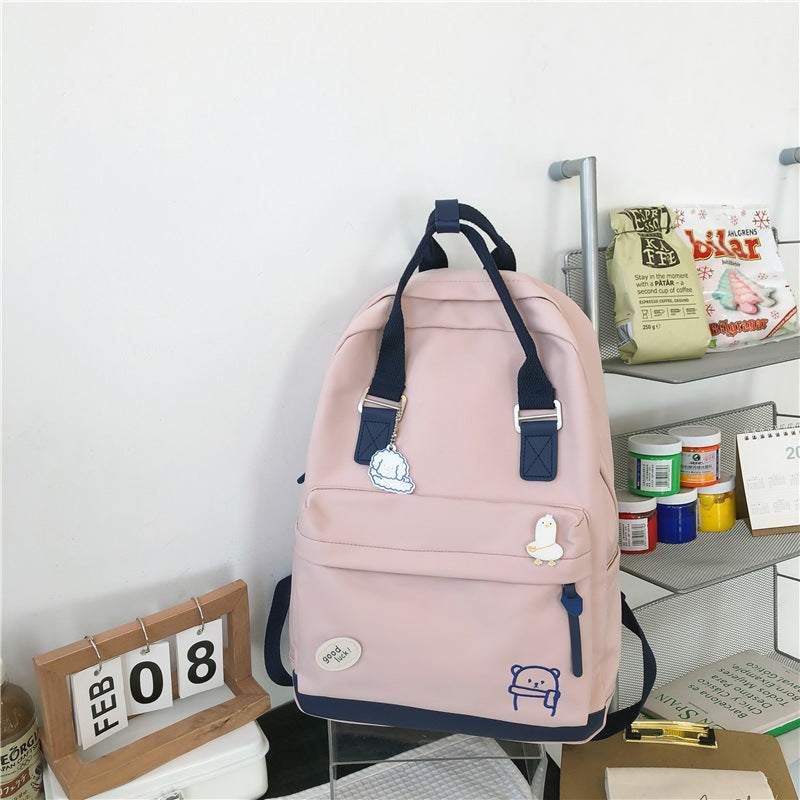 New Summer Harajuku Backpack Nylon Women Backpacks Fashion Simple Anti Theft School Bags