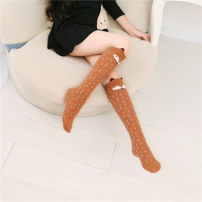 Fashionable And Cute Girl Cotton Stockings