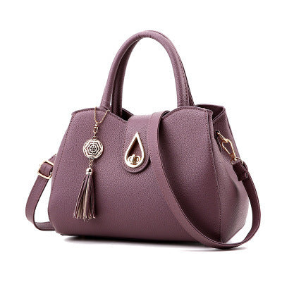 SMOOZA Famous Designer Brand Luxury Women Handbag with Tassel