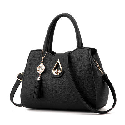 SMOOZA Famous Designer Brand Luxury Women Handbag with Tassel