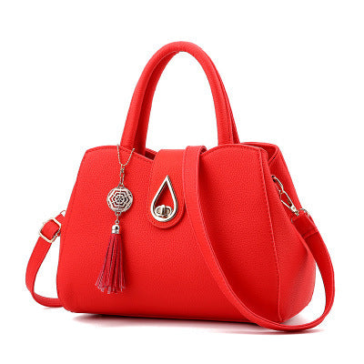 SMOOZA Famous Designer Brand Luxury Women Handbag with Tassel