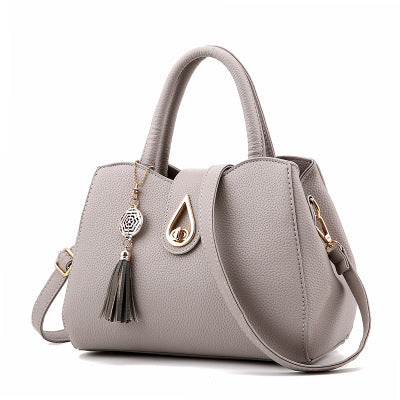 SMOOZA Famous Designer Brand Luxury Women Handbag with Tassel