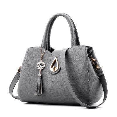 SMOOZA Famous Designer Brand Luxury Women Handbag with Tassel