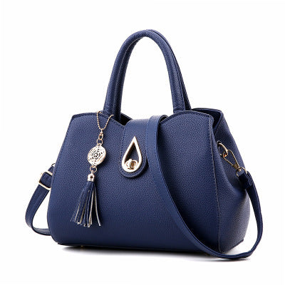 SMOOZA Famous Designer Brand Luxury Women Handbag with Tassel