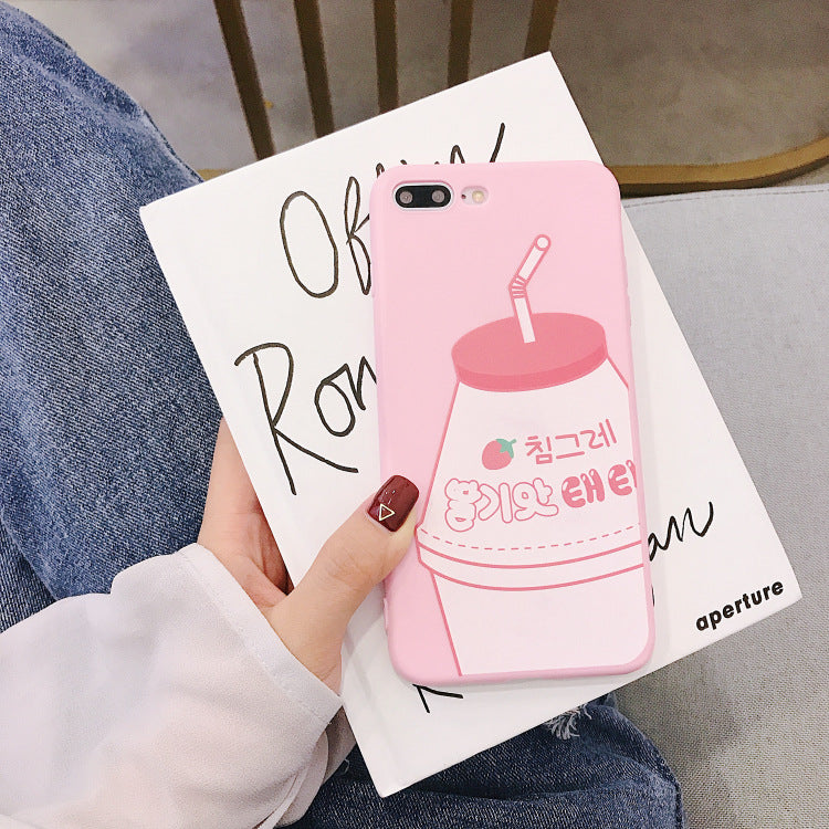 Strawberry milk phone case