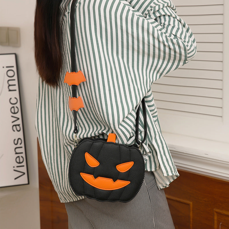 Halloween Pumpkin Cartoon Shoulder Crossbody Bag