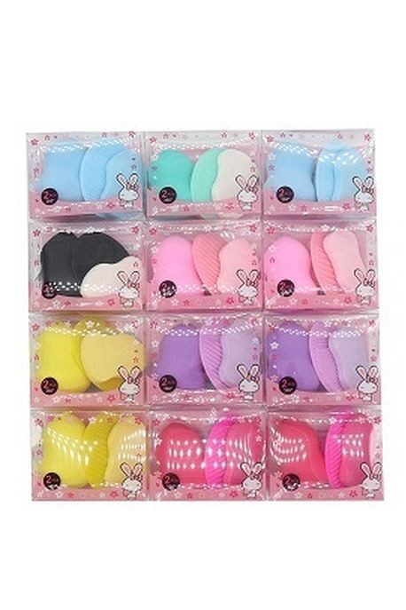 Dozen pack Assorted Powder Puff  sponge pack