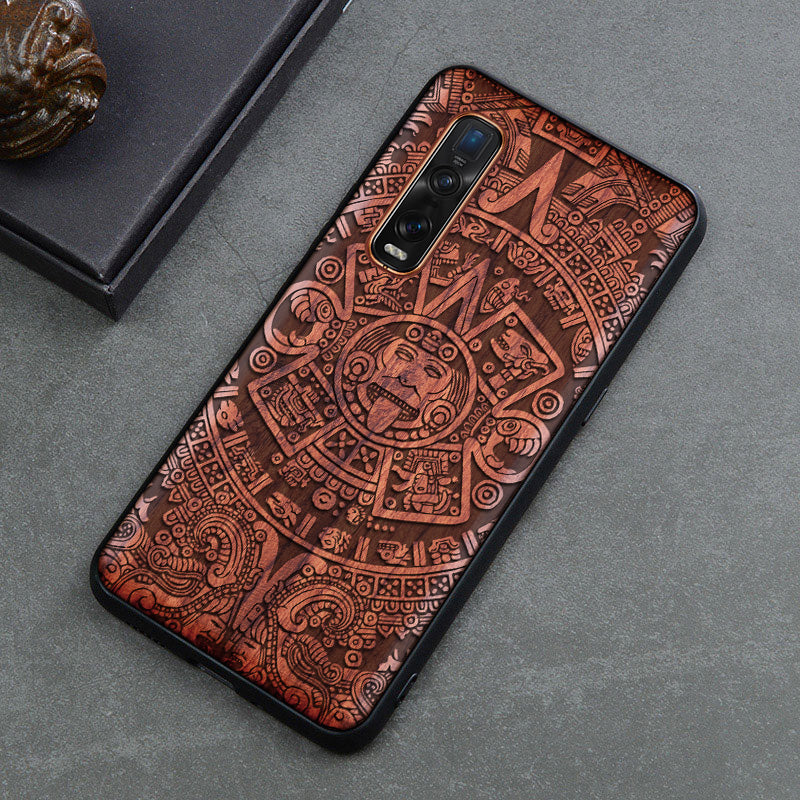 Phone case solid wood