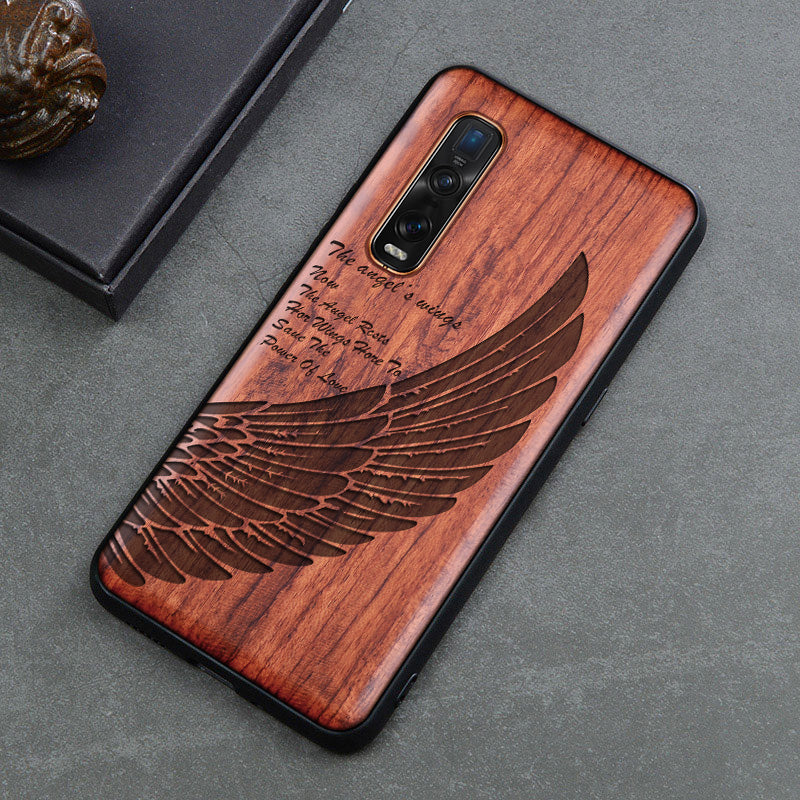 Phone case solid wood