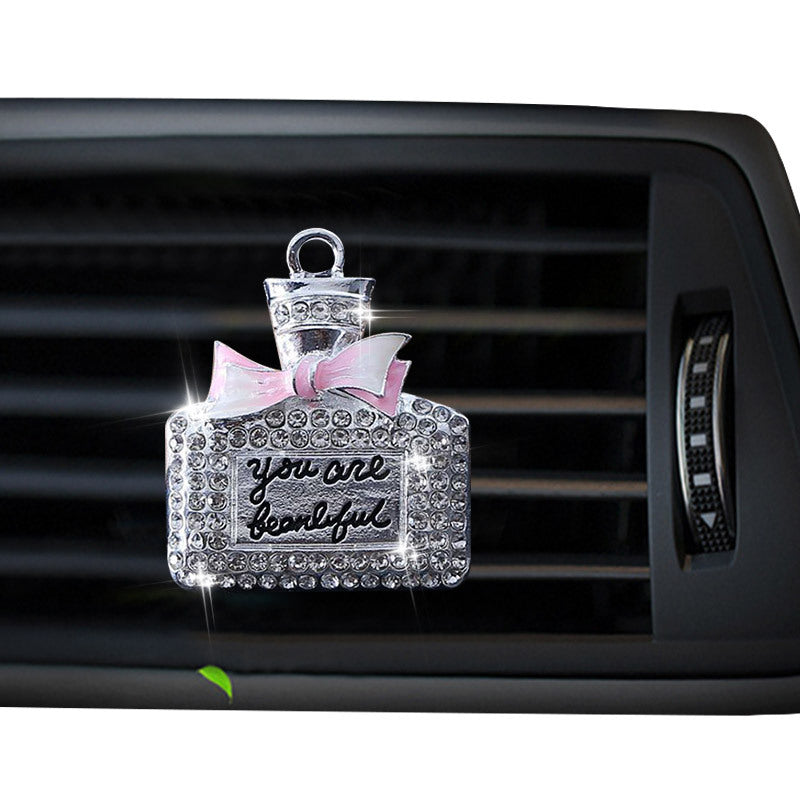 Air Outlet Perfume Clip Diamond-studded Perfume