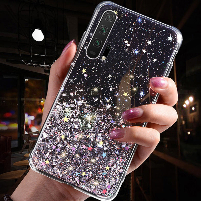 Transparent gypsophila phone case