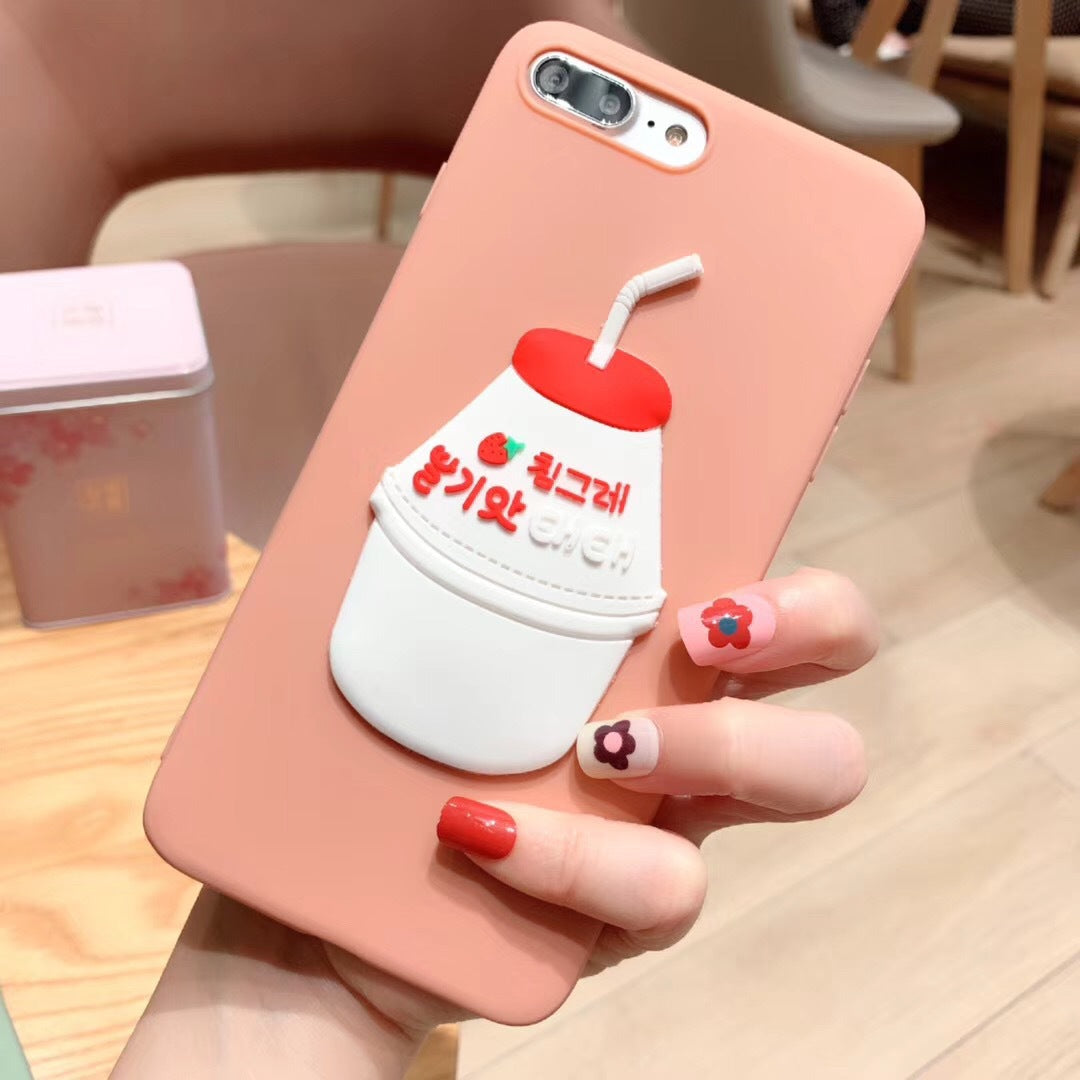 Fruit milk phone case