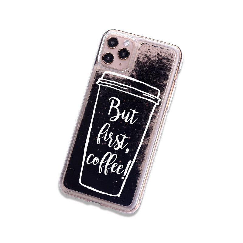 Quicksand beverage phone case