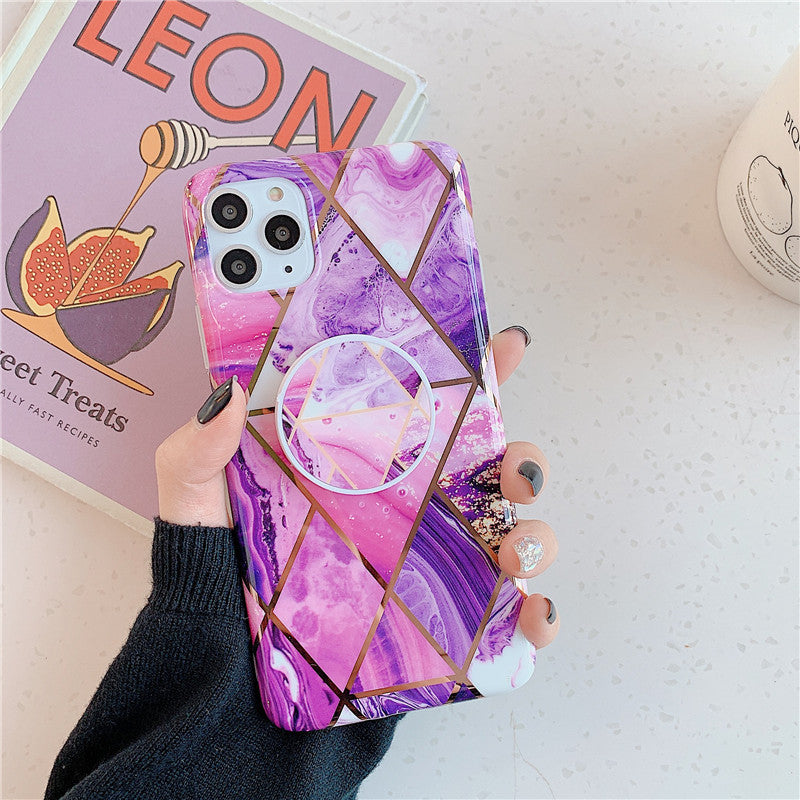 Diamond marble phone case