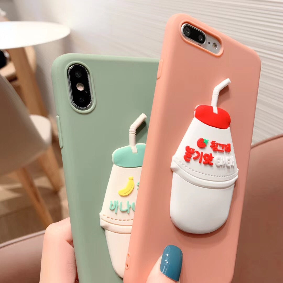 Fruit milk phone case