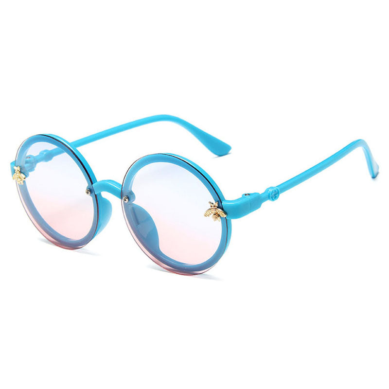 Candy Color Round Retro Children's Sunglasses