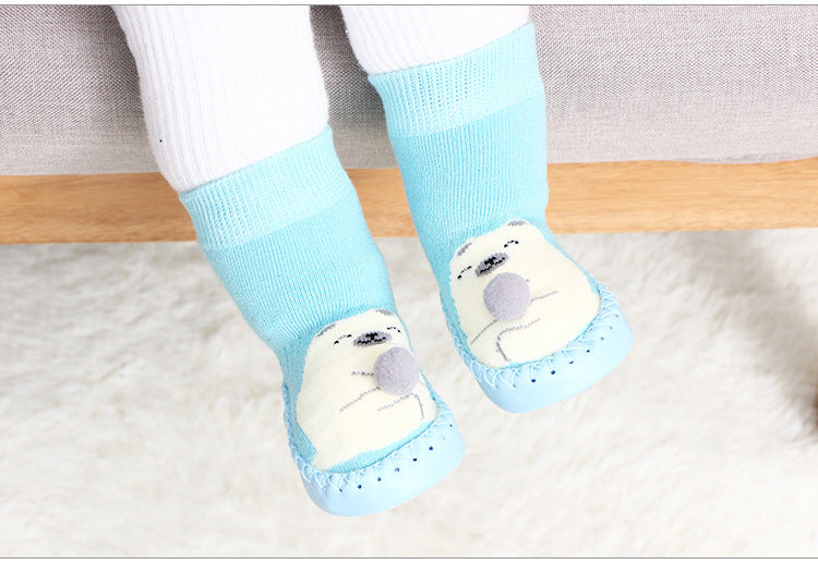 Cartoon Cotton Terry Children Floor Socks