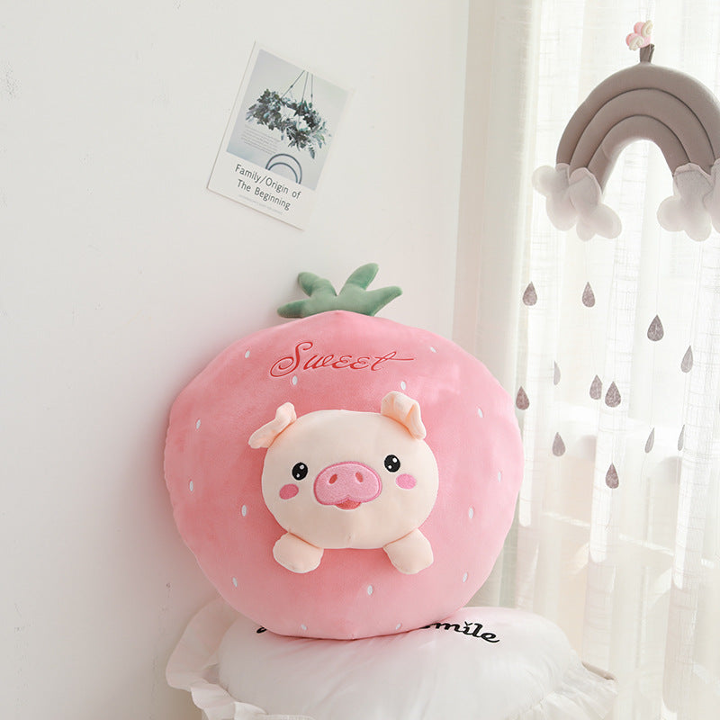 Multifunctional cartoon fruit pillow