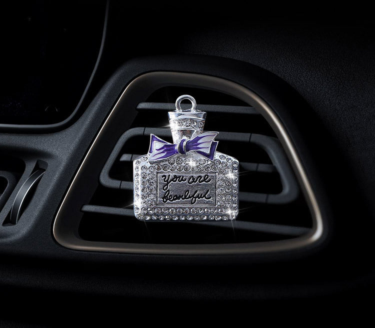 Air Outlet Perfume Clip Diamond-studded Perfume