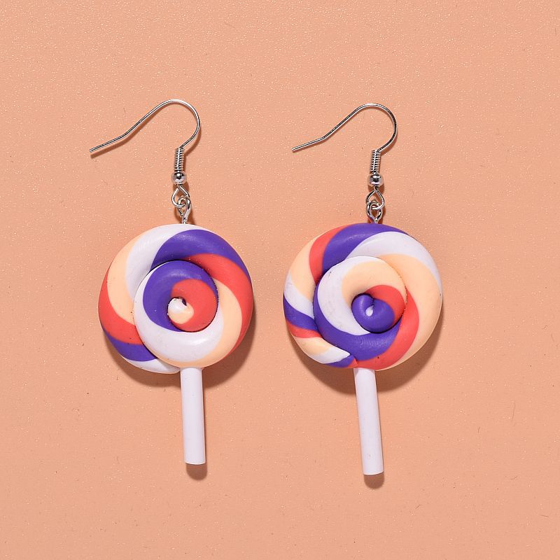 Colorful Lollipop Earring