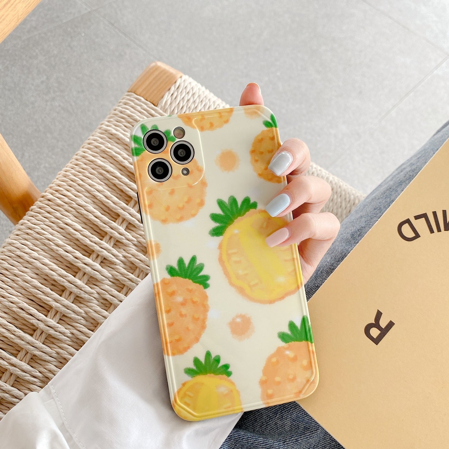 Orange, Pineapple, Watermelon cell phone case