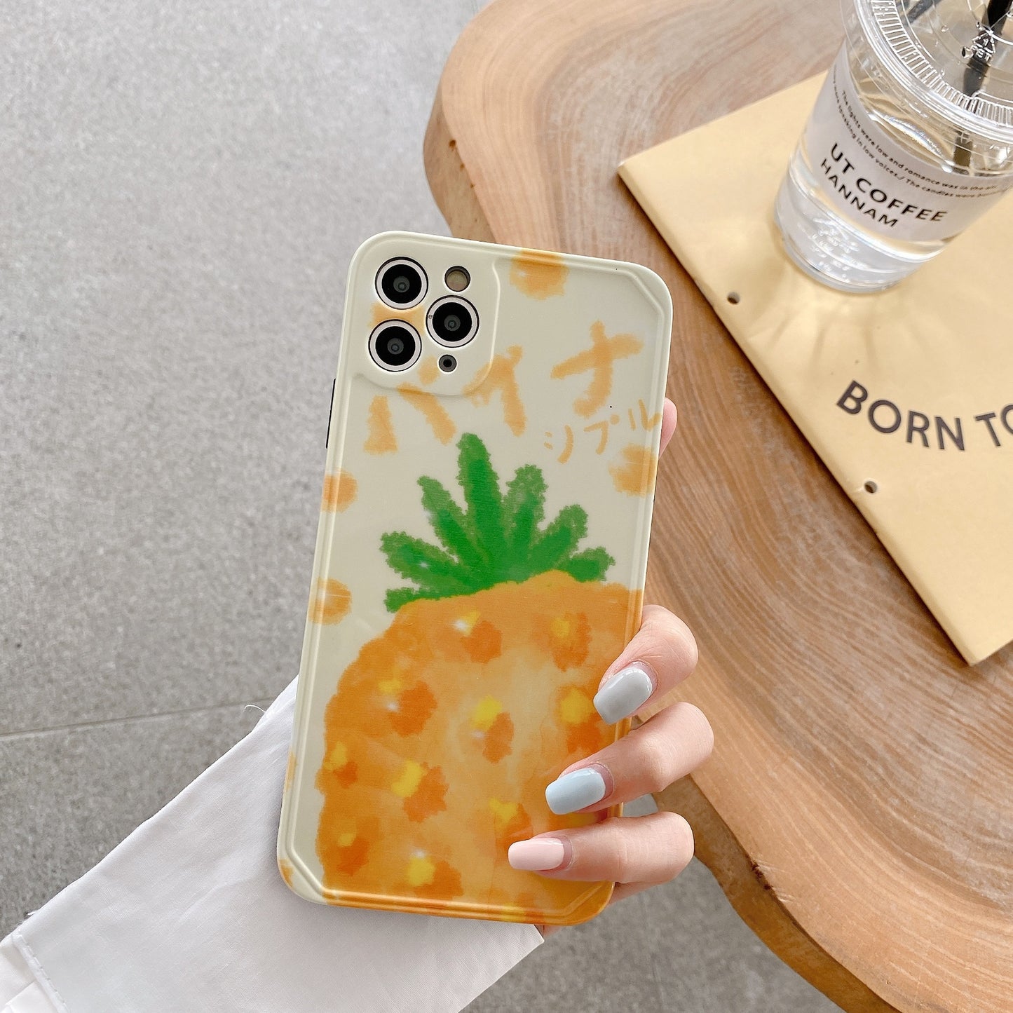 Orange, Pineapple, Watermelon cell phone case