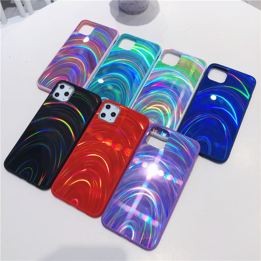 Laser rainbow phone case