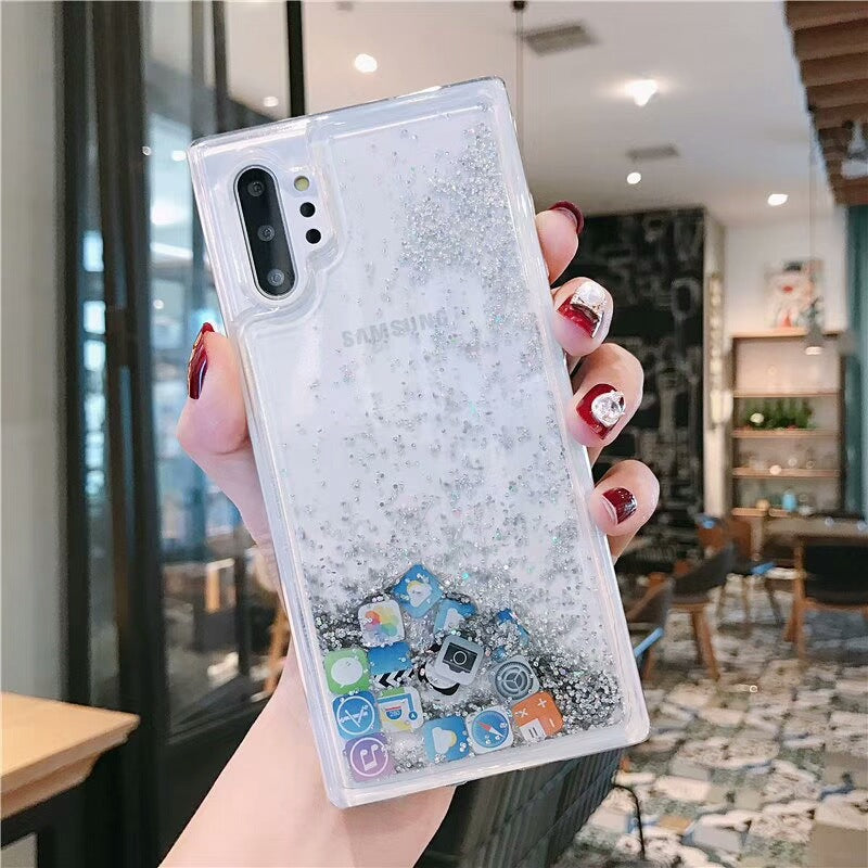 Icon quicksand phone case