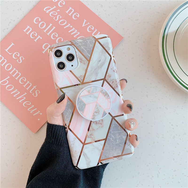 Diamond marble phone case