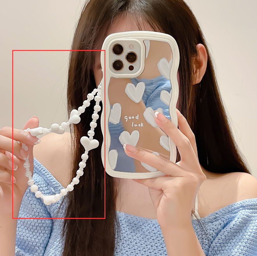 Twisted Edge Mirror White Love Mobile Phone Case Wave