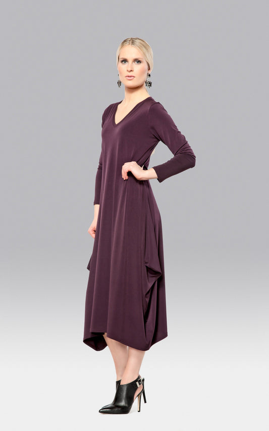 Soft Side Gathered Dress